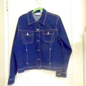 Cervelle Blue Denim Jacket Size Medium (NWT)